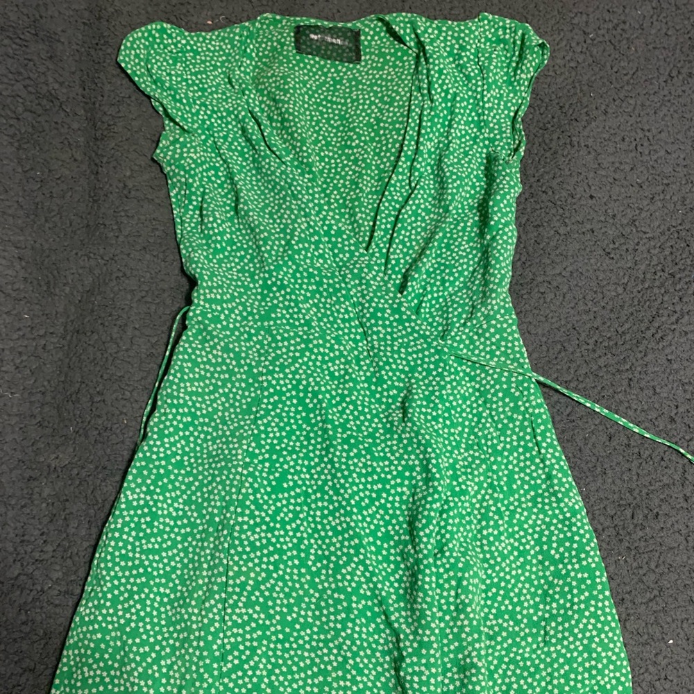 Reformation mini wrap dress